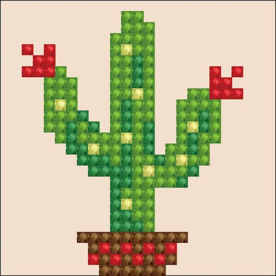 Diamond Dotz® Texas Bloom Diamond Painting Artwork Kit with Frame